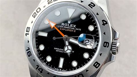 rolex explorer 2 black bezel|Rolex explorer 2 chromalight.